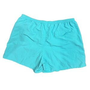 Patagonia Baggies Shorts Mens XXL / 2XL Blue Teal Elastic‎ Waistband 4.5 Inseam